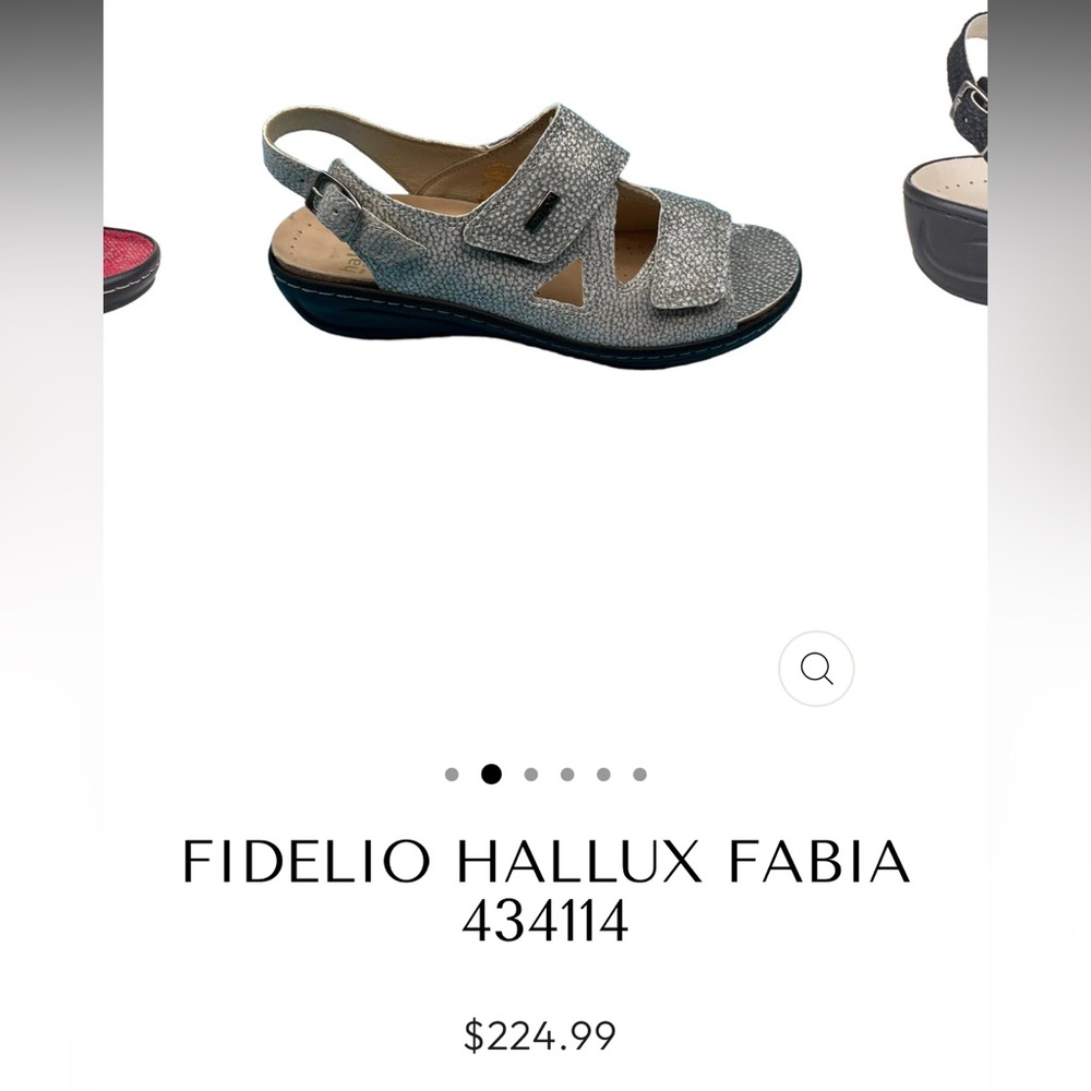 Fidelio Hallux Fabia women’s gray sandals